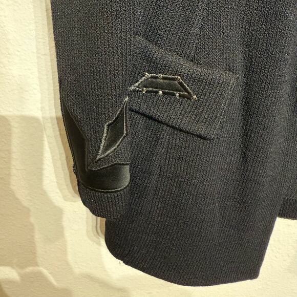 St. John Evening Black Beaded Embellished Vintage Blazer Sz 8 - Picture 5 of 15